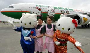 EVA Air Hello Kitty jet